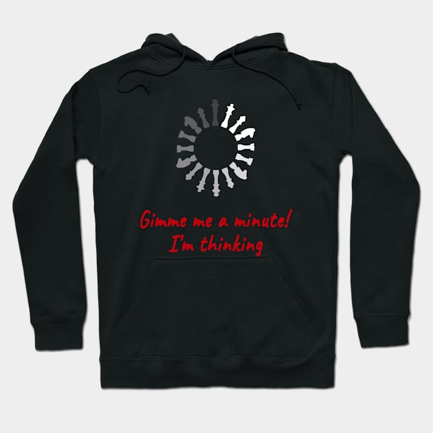 Funny Chess Quote Hoodie by GR-ART